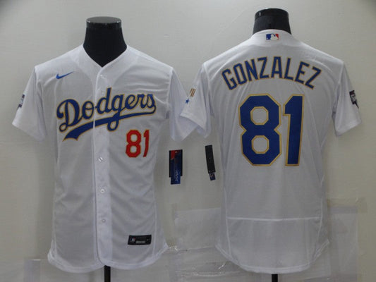 Men/Women/Youth Los Angeles Dodgers Victor González #81 baseball Jerseys