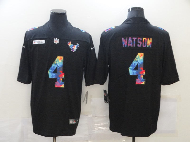 Adult Houston Texans Deshaun Watson NO.4 Football Jerseys
