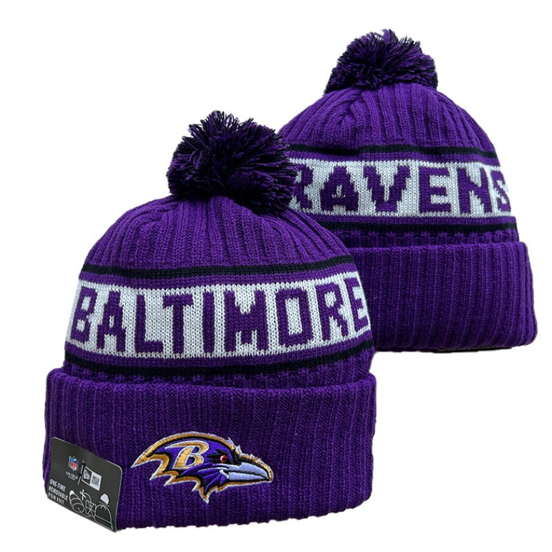 Baltimore Ravens NFL knitted hats