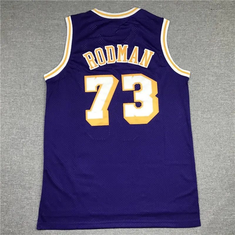 Los Angeles Lakers Dennis Rodman NO.73 Basketball Jersey