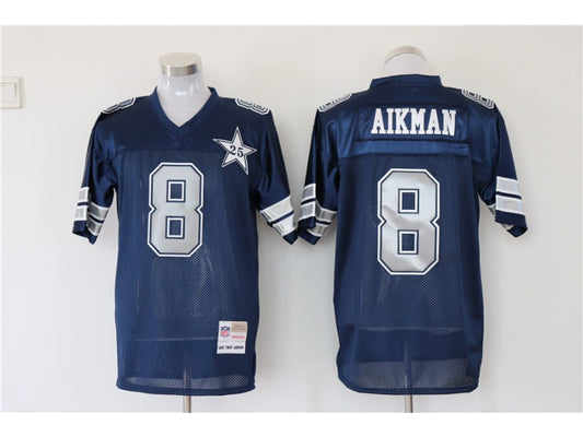 men/women/kids Dallas Cowboys Troy Aikman No.8 Jersey