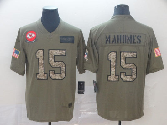 Adult Kansas City Chiefs Patrick Mahomes NO.15 Football Jersey