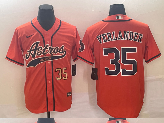 Men/Women/Youth Houston Astros Justin Verlander #35 baseball Jerseys