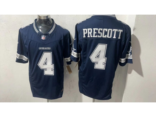 Adult Dallas Cowboys Dak Prescott No.4 Football Jerseys