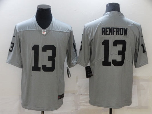 Adult ‎Oakland Raiders Hunter Renfrow NO.13 Football Jerseys