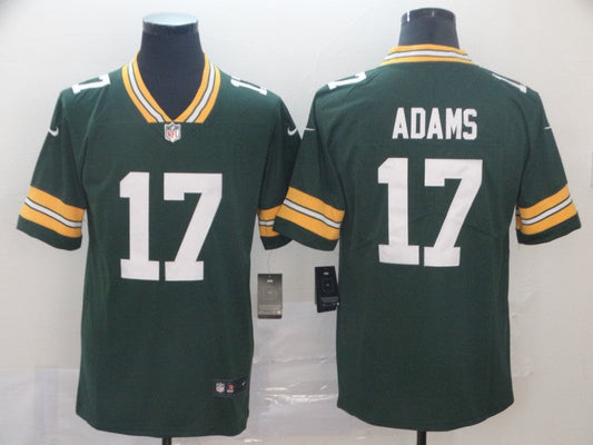 Adult Green Bay Packers Davante Adams NO.17 Football Jerseys