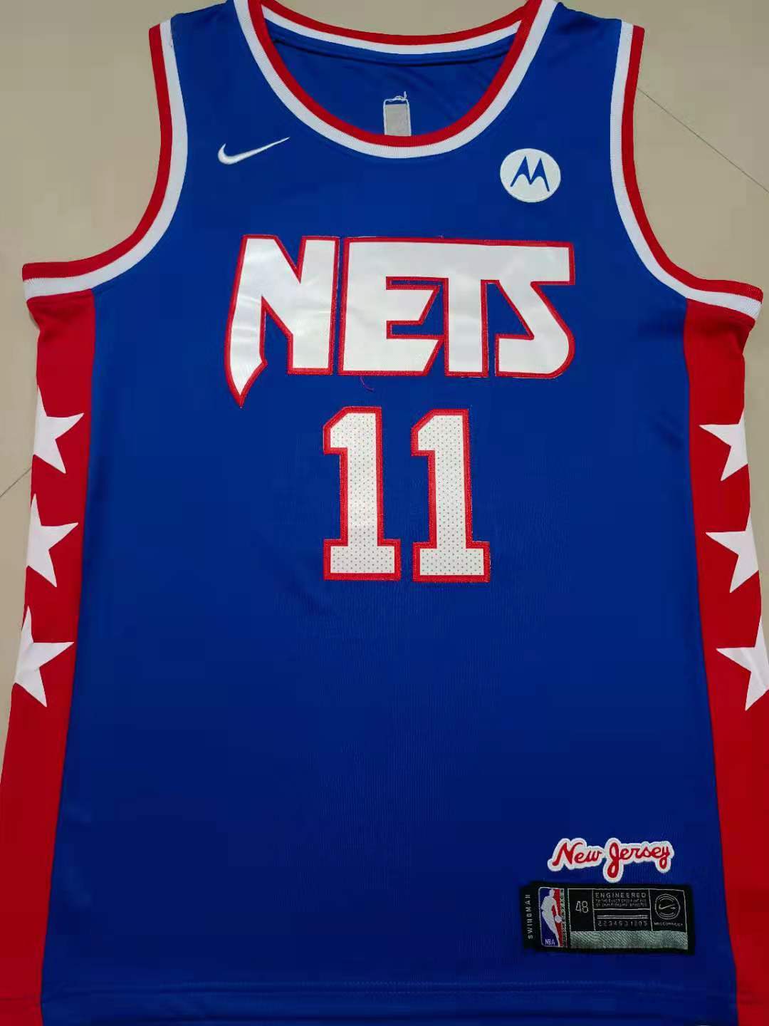 Men's Brooklyn Nets Kyrie Irving #11 Jersey blue S-2XL