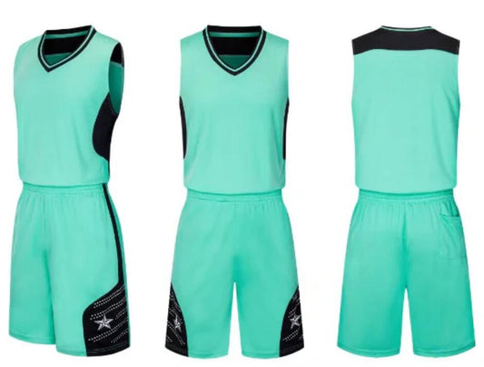 men/women/kids Blank green custom uniform top