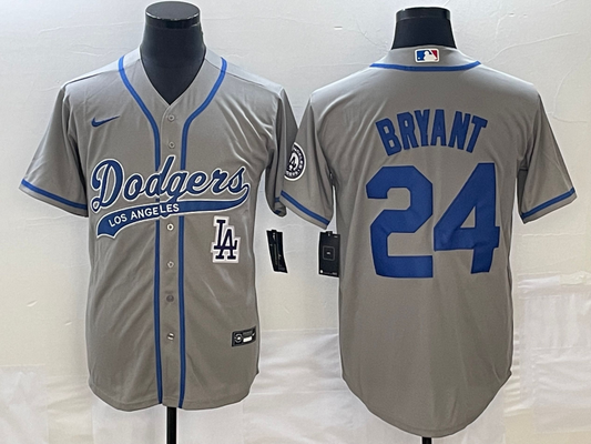 Men/Women/Youth Los Angeles Dodgers Kobe Bryant  #24 baseball Jerseys