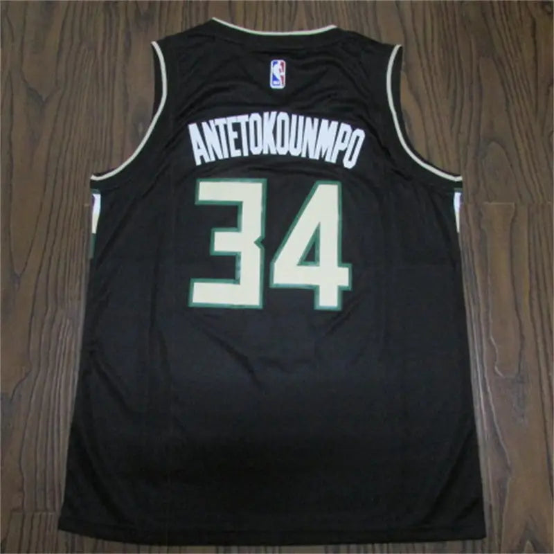 Milwaukee Bucks Giannis Antetokounmpo NO.34 Basketball Jersey