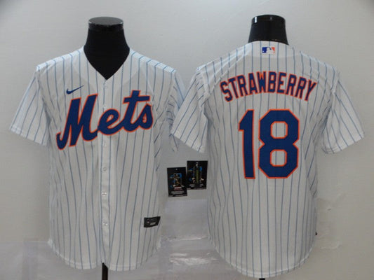 Men/Women/Youth  New York Mets Darryl Strawberry #18 baseball Jerseys