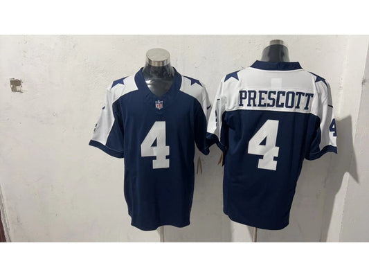 Adult Dallas Cowboys Dak Prescott No.4 Football Jerseys