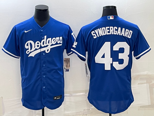 Men/Women/Youth Los Angeles Dodgers Noah Syndergaard #43 baseball Jerseys