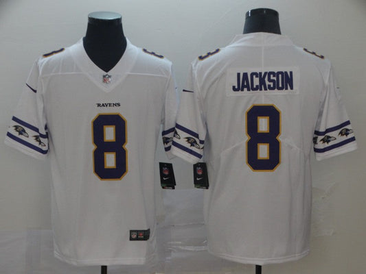 Adult Baltimore Ravens Lamar Jackson NO.8 Football Jerseys