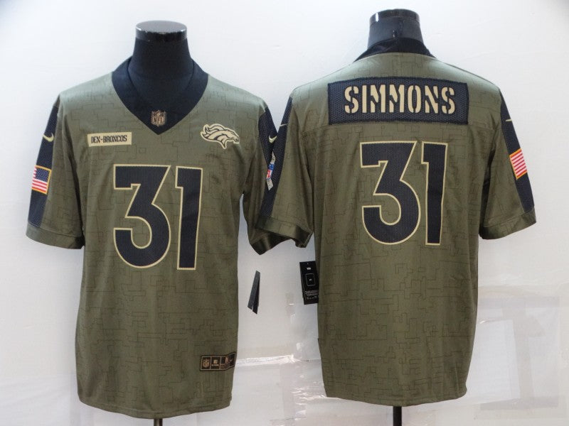 Adult Denver Broncos Justin Simmons NO.31 Football Jerseys