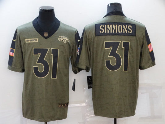 Adult Denver Broncos Justin Simmons NO.31 Football Jerseys