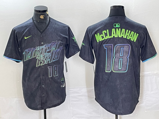 Men/Women/Youth Tampa Bay Rays Shane McClanahan  NO.18 baseball Jerseys