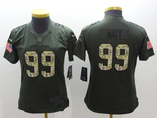 Women's Houston Texans J.J. Watt NO.99 Football Jerseys