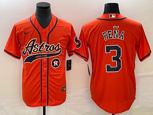 Men/Women/Youth Houston Astros Jeremy Peña #3 baseball Jerseys