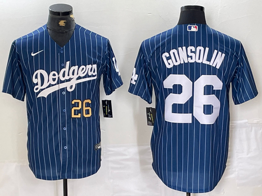 Men/Women/Youth Los Angeles Dodgers Tony Gonsolin #26 baseball Jerseys