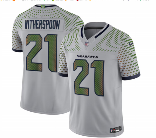 2025 New Season Adult Seattle Seahawks Devon Witherspoon NO.21 Football Jerseys