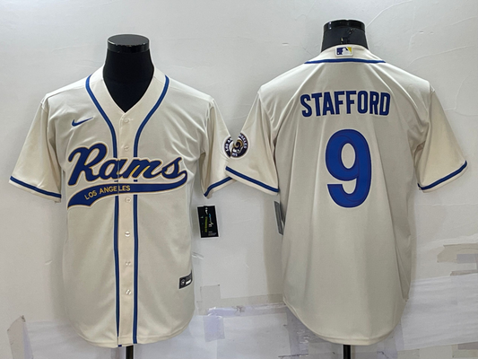 Adult Los Angeles Rams Matthew Stafford NO.9 Football Jerseys