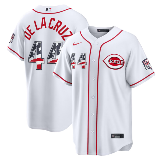 white Men/Women/Youth Cincinnati Reds Elly De La Cruz NO.44 baseball jerseys