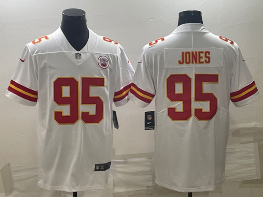 Adult Kansas City Chiefs Chris Jones NO.95 Football Jersey