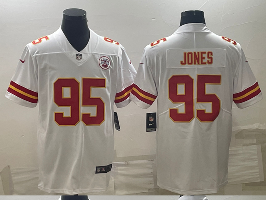 Adult Kansas City Chiefs Chris Jones NO.95 Football Jersey