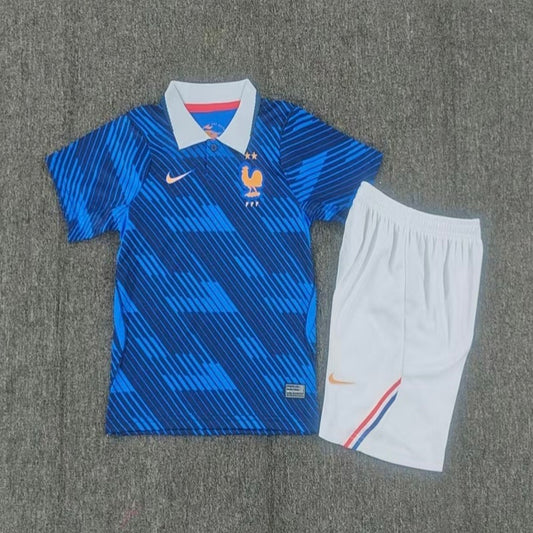 Kids France 2026 world cup home soccer Jersey custom name and number